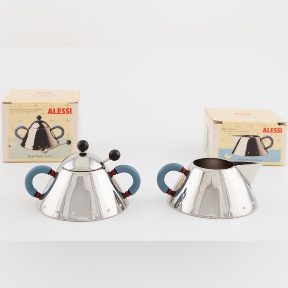 ALESSI CREAM & SUGAR.